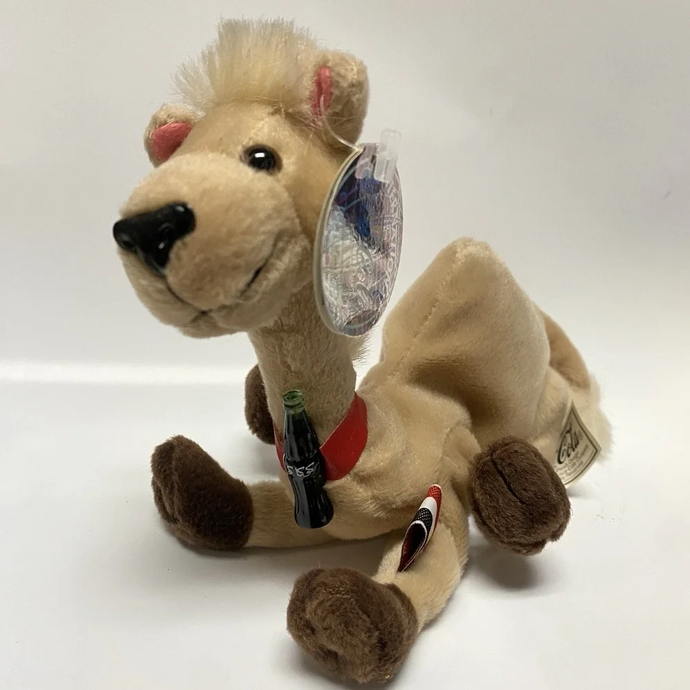 Vintage Coca-Cola International Bean Bag Plush‎ #238 Egypt Ramel Camel 1999
